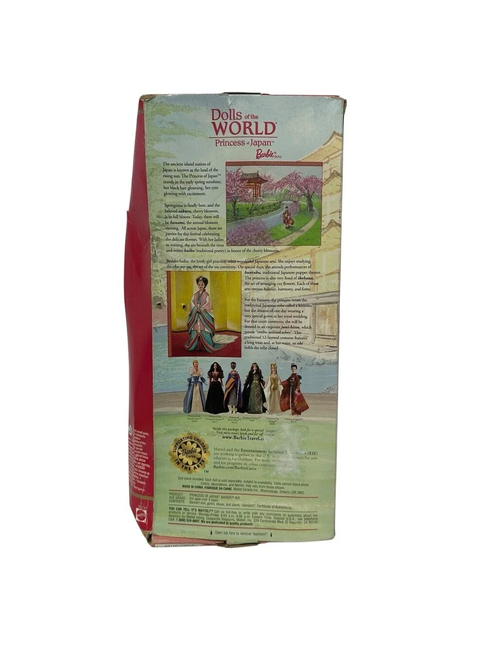Barbie Dolls of the World Collector Edition Series Mattel 2003 Princess Japan